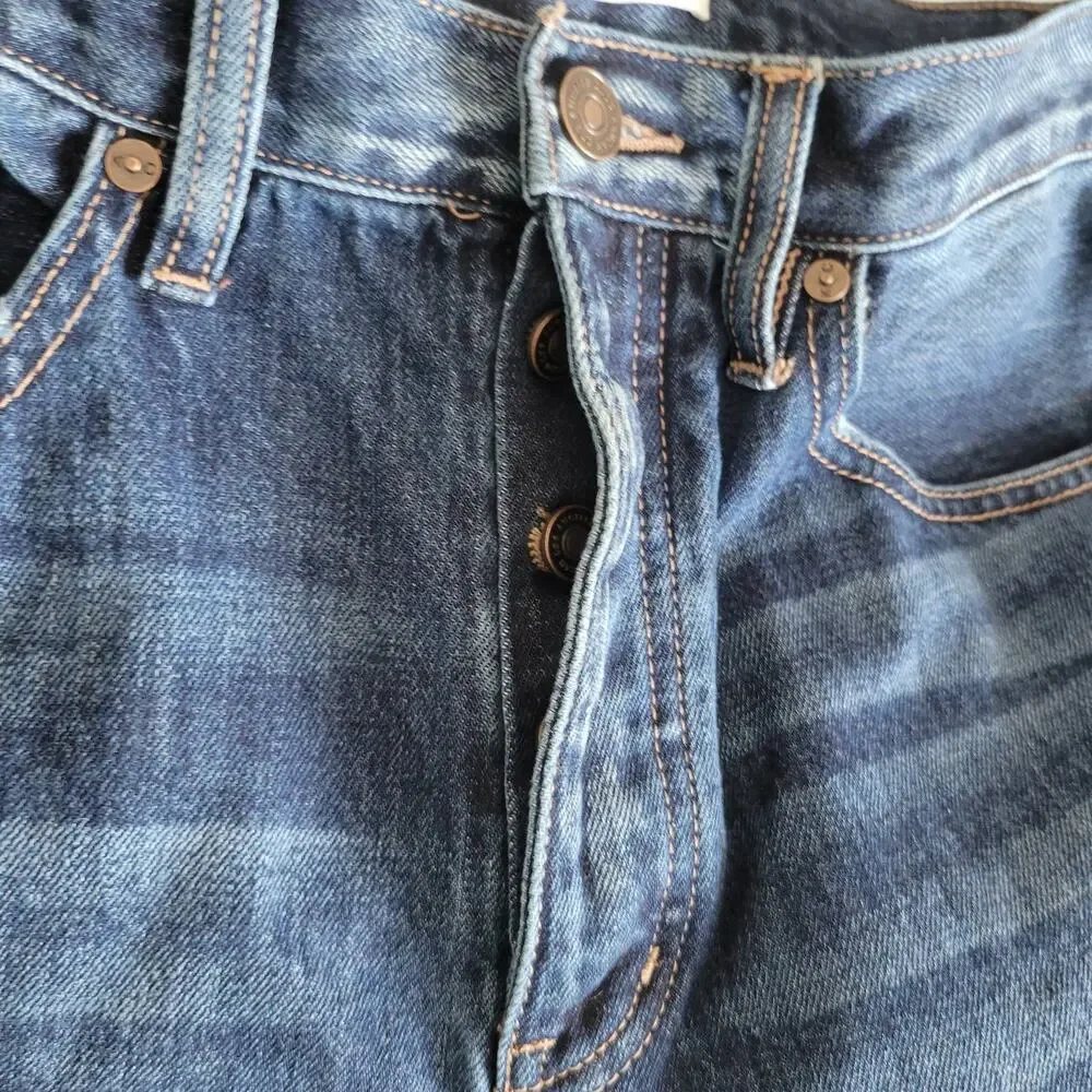 KanCan Dixon Ultra High Rise 90's Boyfriend Jeans Ripped Distressed Women 7/27